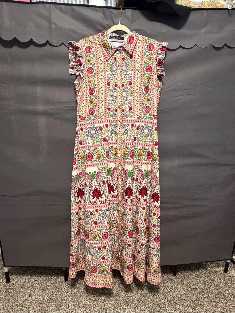 Dalia MacPhee Maxi Shirt Dress